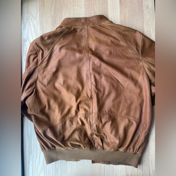 Werner Christ German design high quality leather bomber in EUC. EU 52 - Picture 5 of 7